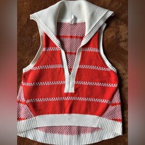 NWOT Anthropologie Daily Practice V-Neck Sweater Vest